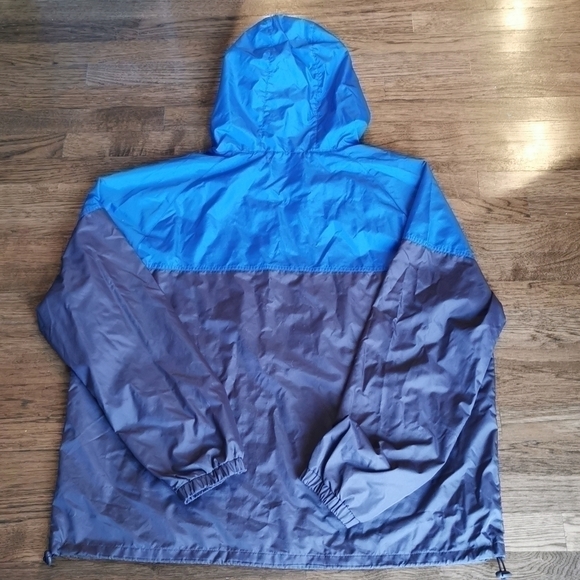 DISNEY Parks Authentic Blue Grey Windbreaker XL - Picture 2 of 7